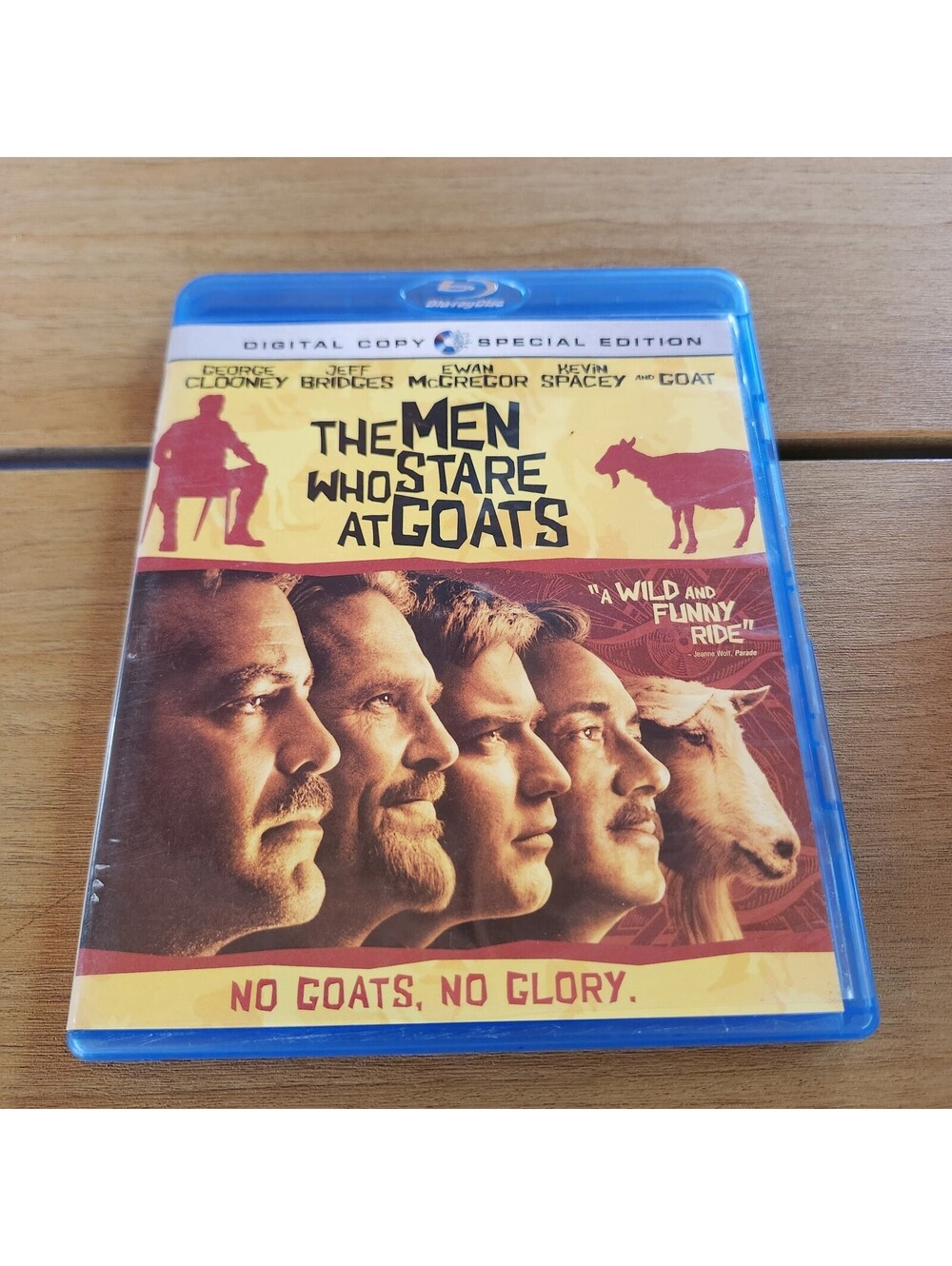 The Men Who Stare at Goats (Blu-ray, 2009) VGC